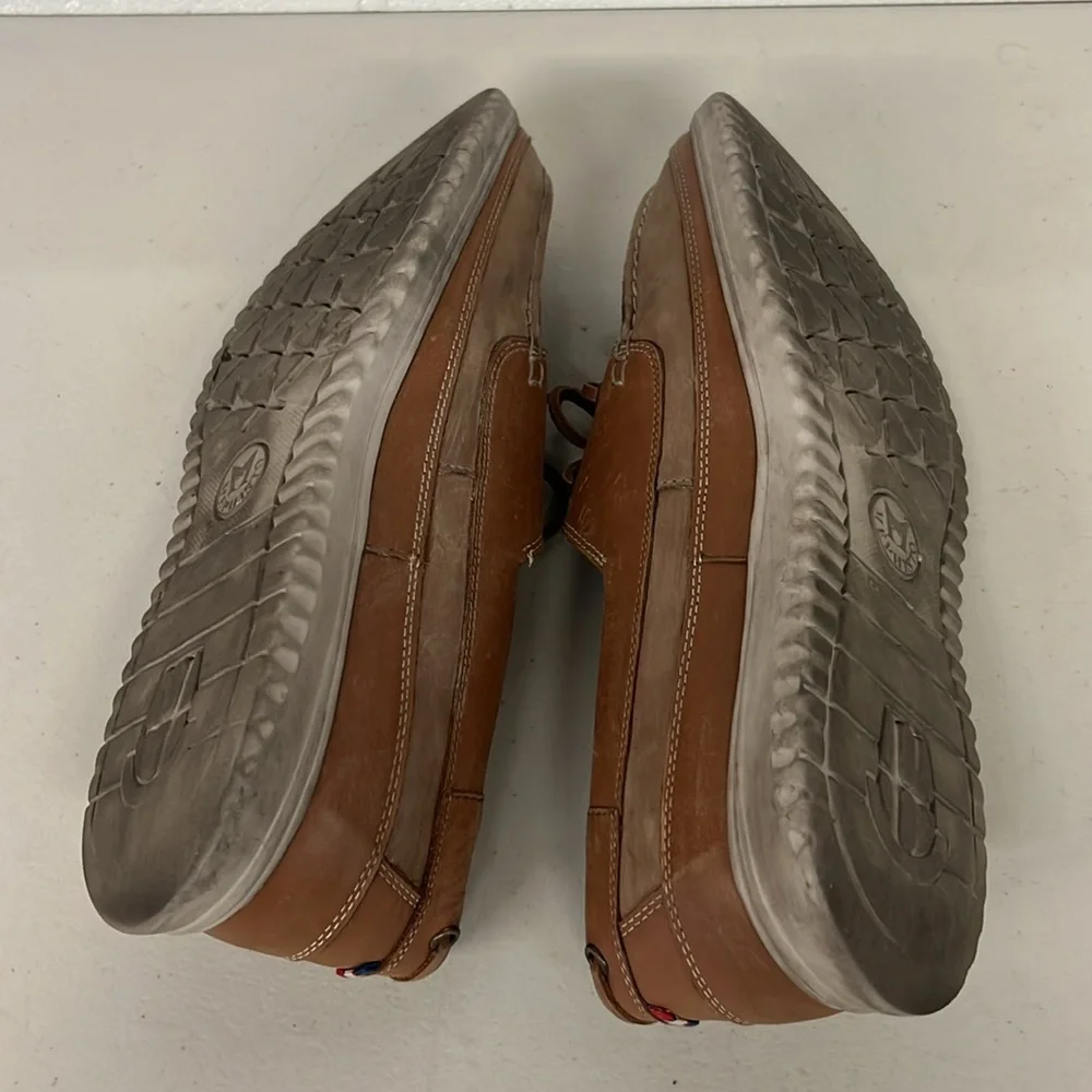 Mephisto sz10 eur9.5 men’s Trevis brown boat shoe casual dress leather